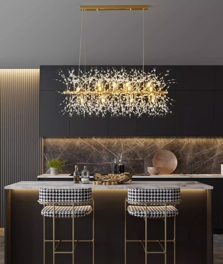 ثريا خرز كريستال مستطيل