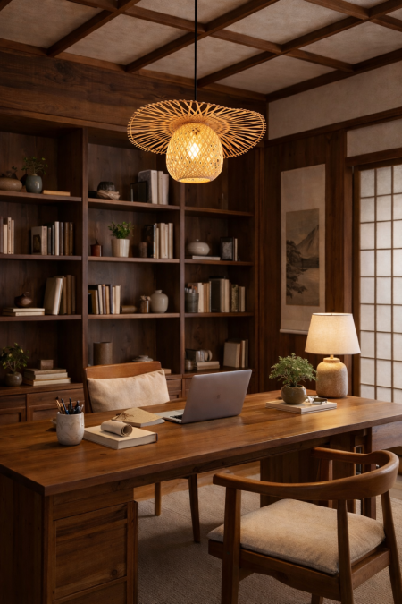 إنارة ظلال القش