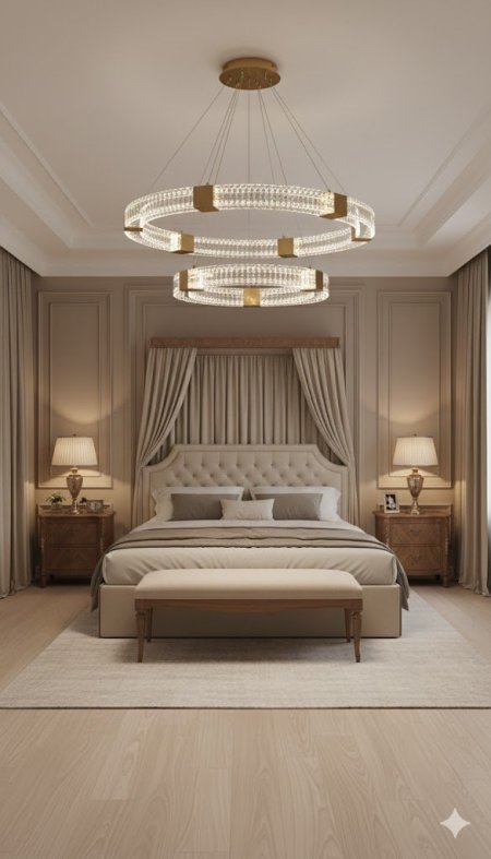 ثريا الفخامة الدائرية