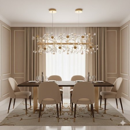 ثريا لوزيات كريستال مستطيل