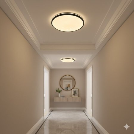 جلوب ليد سقف اطار أسود