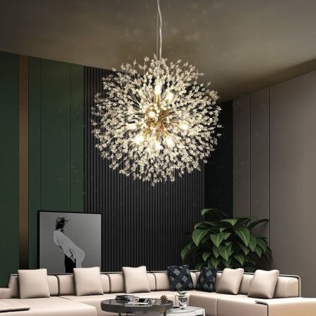 ثريا طابة خرز كريستال (كنفوشة)