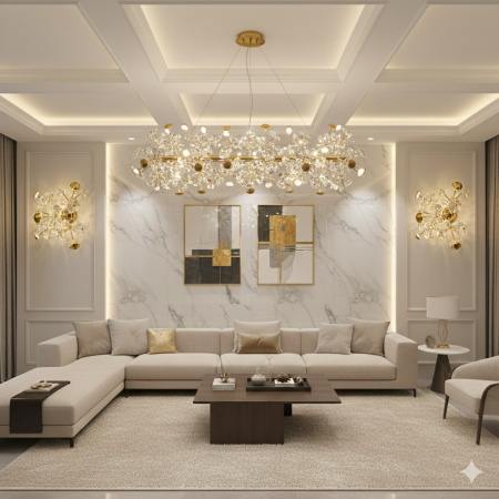 إنارة جانبية جوهر الأناقة