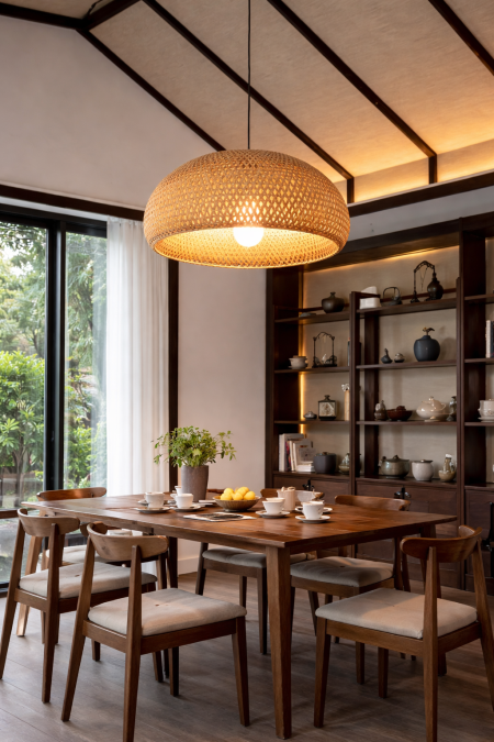 إنارة قُبّة القش – Rattan Dome