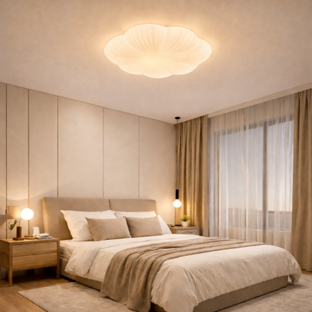 جلوب ليد سقف وردة مع ريموت