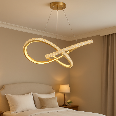 ثريا ليد كريستال مودرن (Infinity Design)