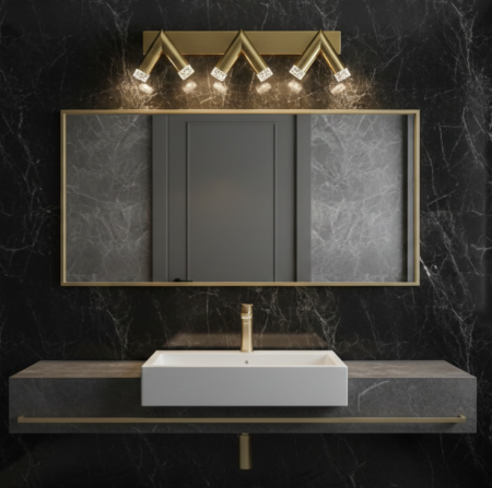 إنارة مغسلة القمم الثلاث