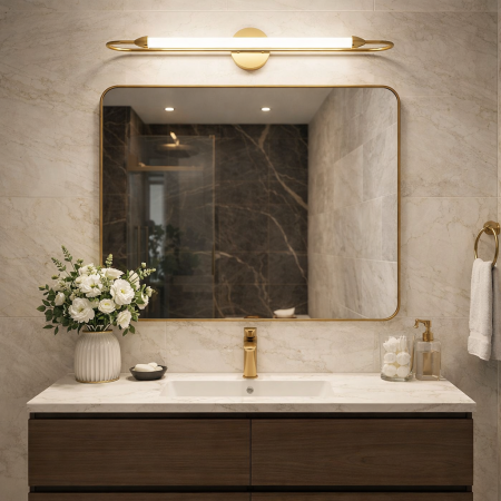 إنارة مغسلة شعاع القصر